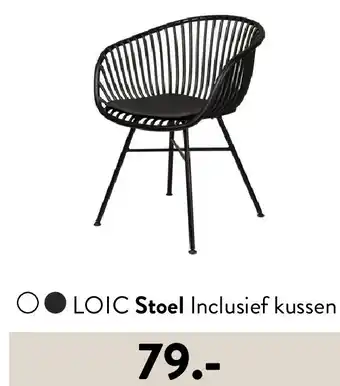 Casa LOIC Stoel Inclusief kussen aanbieding