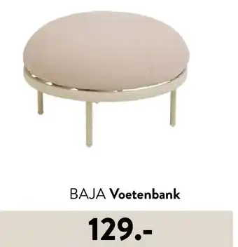 Casa BAJA Voetenbank aanbieding