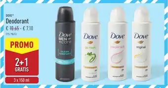 ALDI Dove Deodorant aanbieding