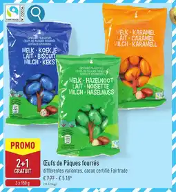 ALDI Œufs de Pâques fourrés aanbieding