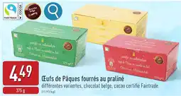 ALDI Œufs de Pâques fourrés au praliné aanbieding