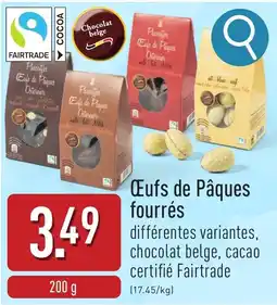 ALDI Œufs de Pâques fourrés aanbieding