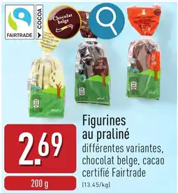 ALDI Figurines au praliné aanbieding