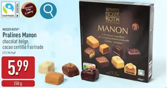 ALDI Moser Roth Pralines Manon aanbieding