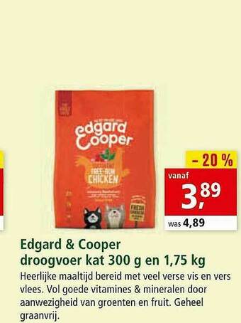 Maxi Zoo Edgard & Cooper Droogvoer Kat aanbieding