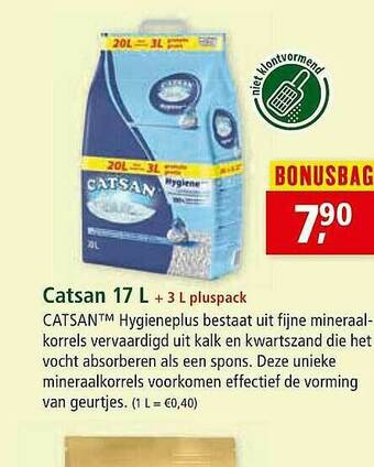 Maxi Zoo Catsan aanbieding