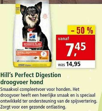Maxi Zoo Hill's Perfect Digestion Droogvoer Hond aanbieding