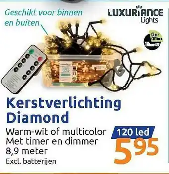 Action Kerstverlichting Diamond aanbieding