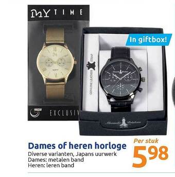 Action Dames Of Heren Horloge aanbieding