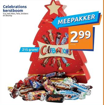 Action Celebrations Kerstboom aanbieding