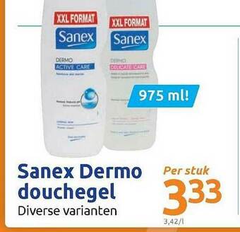 Action Sanex Dermo Douchegel aanbieding