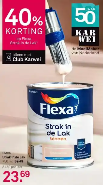 Karwei Flexa strak in de lak aanbieding