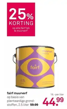 Karwei Fairf muurverf aanbieding