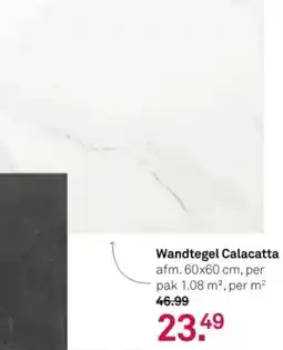 Karwei Wandtegel calacatta aanbieding