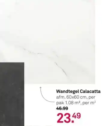 Karwei Wandtegel calacatta aanbieding