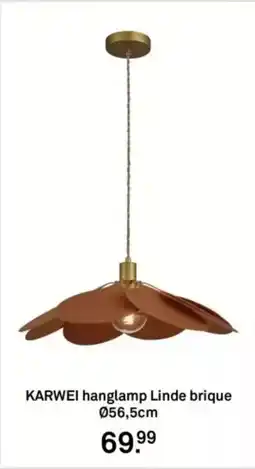 Karwei KARWEI hanglamp Linde brique aanbieding