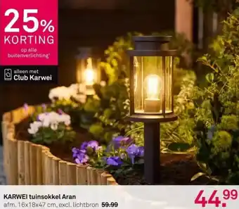 Karwei KARWEI tuinsokkel Aran aanbieding