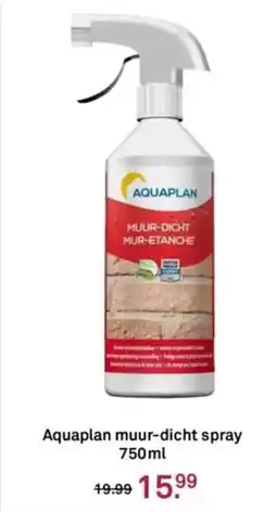 Karwei Aquaplan muur-dicht spray aanbieding