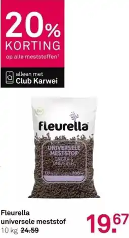 Karwei Fleurella universele meststof aanbieding