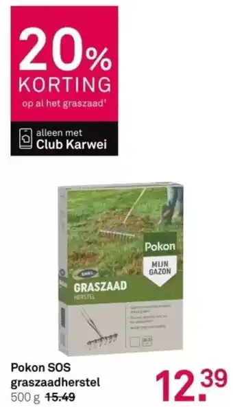 Karwei Pokon SOS graszaadherstel aanbieding