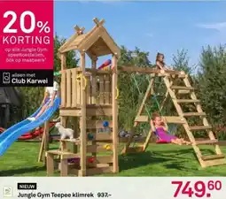 Karwei Jungle Gym Teepee klimrek aanbieding