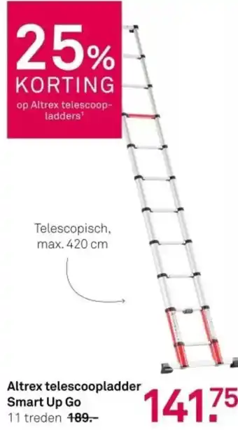 Karwei Altrex telescoopladder Smart Up Go aanbieding