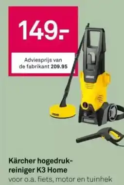 Karwei Kärcher hogedruk- reiniger K3 Home aanbieding