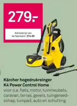 Karwei Kärcher hogedrukreinger K4 Power Control Home aanbieding