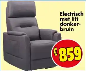 Budget Meubelen Electrisch met lift donker aanbieding