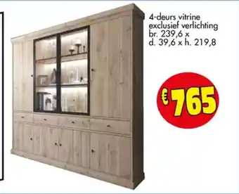 Budget Meubelen Vitrine aanbieding