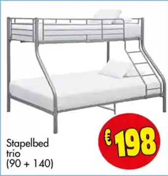 Budget Meubelen Stapelbed trio aanbieding