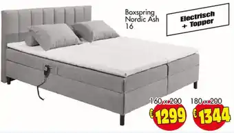 Budget Meubelen Boxspring Nordic Ash 16 aanbieding