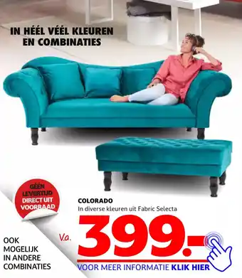 Seats and Sofas Colorado aanbieding