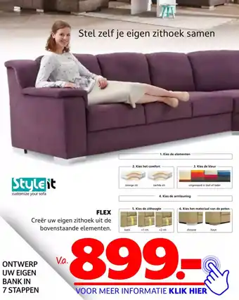 Seats and Sofas Flex aanbieding