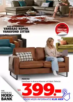 Seats and Sofas Pancho aanbieding