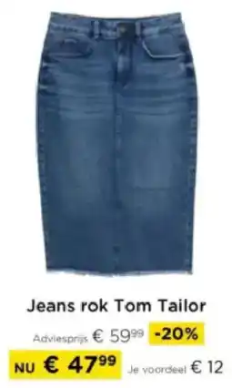 Molecule Jeans rok Tom Tailor aanbieding