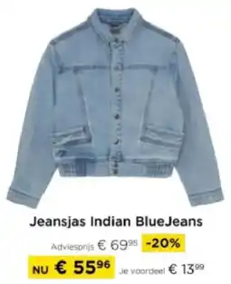 Molecule Jeansjas Indian BlueJeans aanbieding