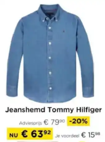 Molecule Jeanshemd Tommy Hilfiger aanbieding