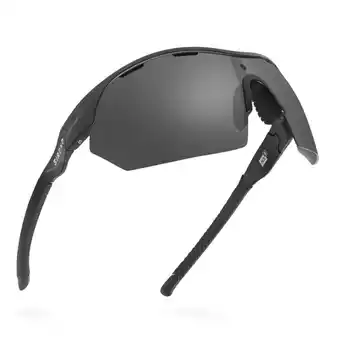 Decathlon Heren en Dames Wielrennen Meekleurende fietsbril K3s PhotoChromic La Palma Zwart aanbieding