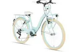 Decathlon Cortego Flora Meisjesfiets 24 inch - 6 Versnellingen - Blauw - Kinderfiets aanbieding