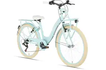 Decathlon Cortego Flora Meisjesfiets 24 inch - 6 Versnellingen - Blauw - Kinderfiets aanbieding