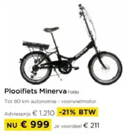 Molecule Plooifiets Minerva aanbieding