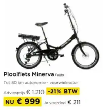 Molecule Plooifiets Minerva aanbieding