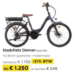 Molecule Stadsfiets Denver aanbieding