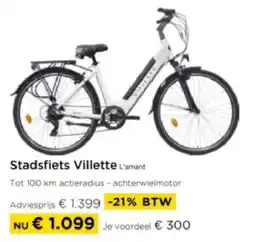 Molecule Stadsfiets Villette L'amant aanbieding