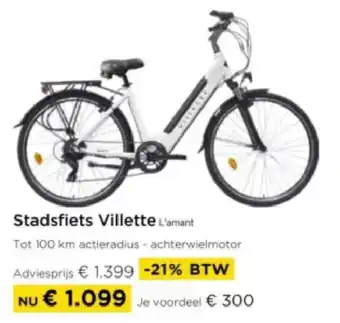 Molecule Stadsfiets Villette L'amant aanbieding