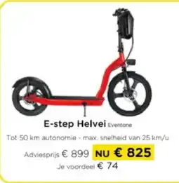 Molecule E-step Helvei Eventone aanbieding