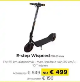 Molecule E-step Wispeed c10-55 max aanbieding