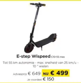 Molecule E-step Wispeed c10-55 max aanbieding