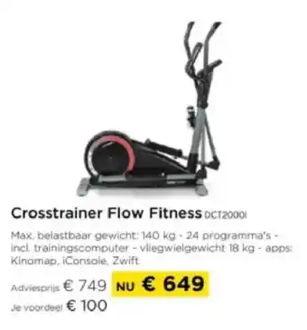 Molecule Crosstrainer Flow Fitness DCT20001 aanbieding